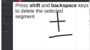 Birdfont - delete mistake (beginner)