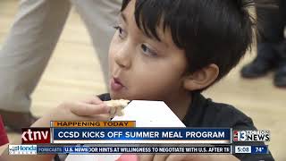 Free Food: CCSD kicks off summer meal program