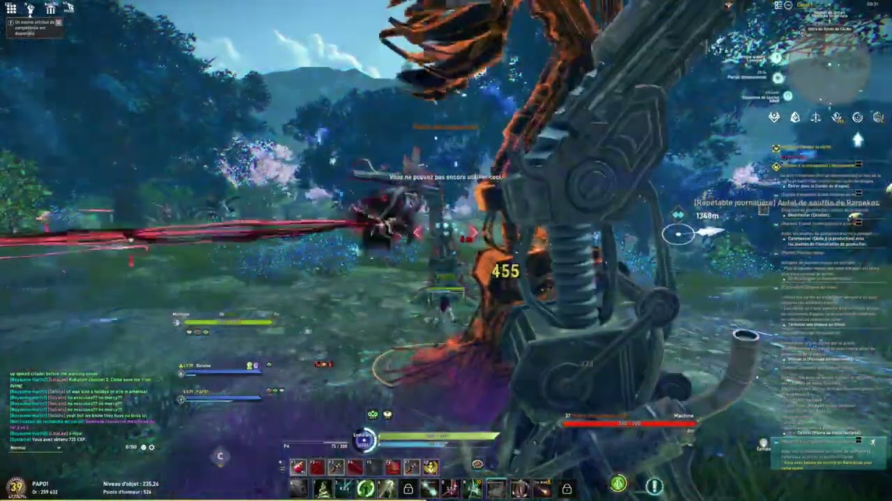 ELYON - Cooperation Online  -  WORLD BOSS   2 PLAYERS   FEU FOLLET 3