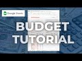 The ultimate google sheets budget template tutorial for beginners