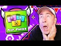 1 attempt on every map pack demon level geometry dash