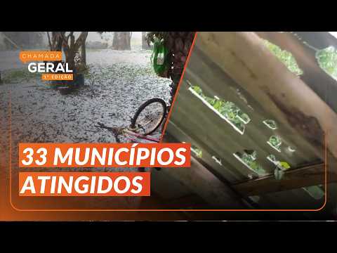 Severe storms in Rio Grande do Sul: nearly 13,000 affected by hail and strong winds | General News 1