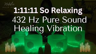 Healing Vibration ลดความวิตกกังวล Pure Sound Crystal Singing Bowls 432 Hz