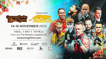 The Final - NIELS FEIJEN v OLIVER SZOLNOKI - 2025 OrangeForks Open presented by Predator Cues