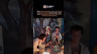 Shawn Mendes Shares a Sweet Birthday Moment With Kids #shawnmendes #brunamarquezine