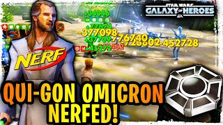 Watching my opponent struggle with Qui Gon Gym: a symphony in four  movements : r/SWGalaxyOfHeroes