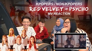 KPOPERS/NON-KPOPERS REACT TO RED VELVET - PSYCHO (With Geraldy Tan)