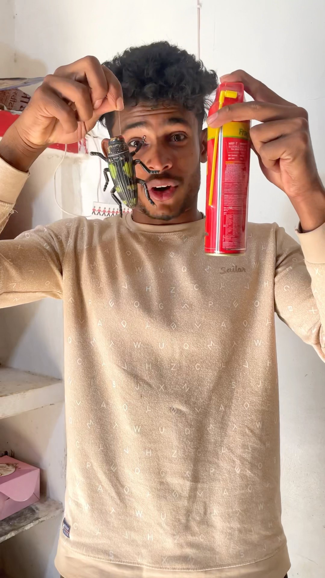 CHOTU KA COCROCH SPRAY #shorts @FACTFIREKING
