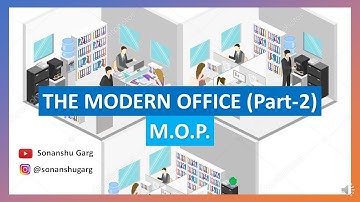 The Modern Office | Chapter-1 | Part-2| #MOP | #Class11 | #PSEB #sonanshu  #sonanshugarg