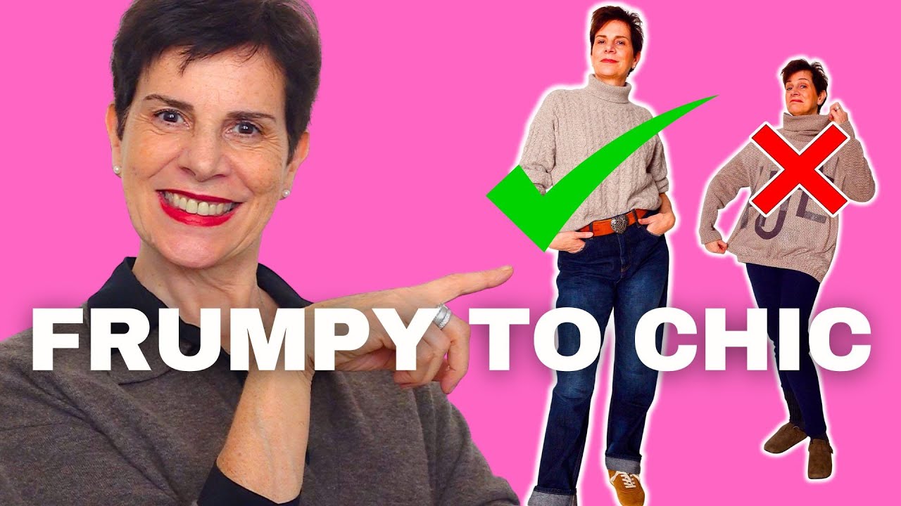 See How These Outfits Go From Frumpy to Chic! Women Over 50