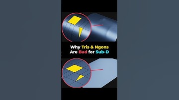 Why Tris & Ngons Can Ruin Your Model! #3dmodeling #3dart #blender