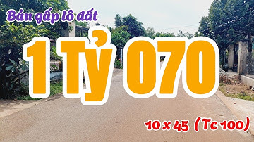 Đất Dầu Tiếng | bán gấp lô đất 10 x 45 ( tc 100 ) giá ngộp #598