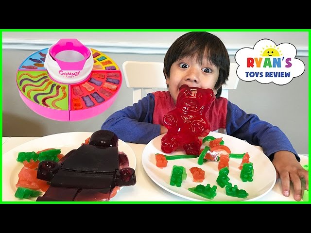 Electric Giant Gummy Candy Maker. Make worms, bears and a GIANT GUMMY BEAR!