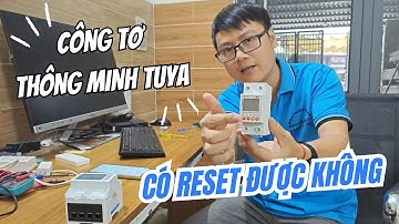 Công tơ điện Tuya Wifi có reset được số điện không?
