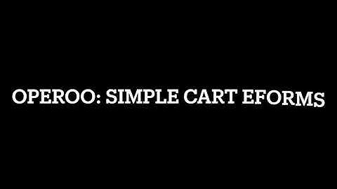 Operoo  Simple Cart eForms
