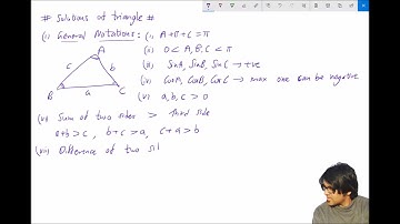 #Solution of triangle-Part-1-Sine rule