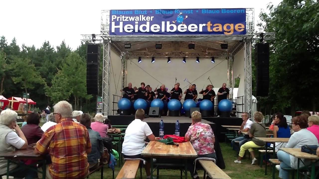 Drums Alive Glienicke & Kremmen rocken das Heidelbeerfest in Pritzwalk
