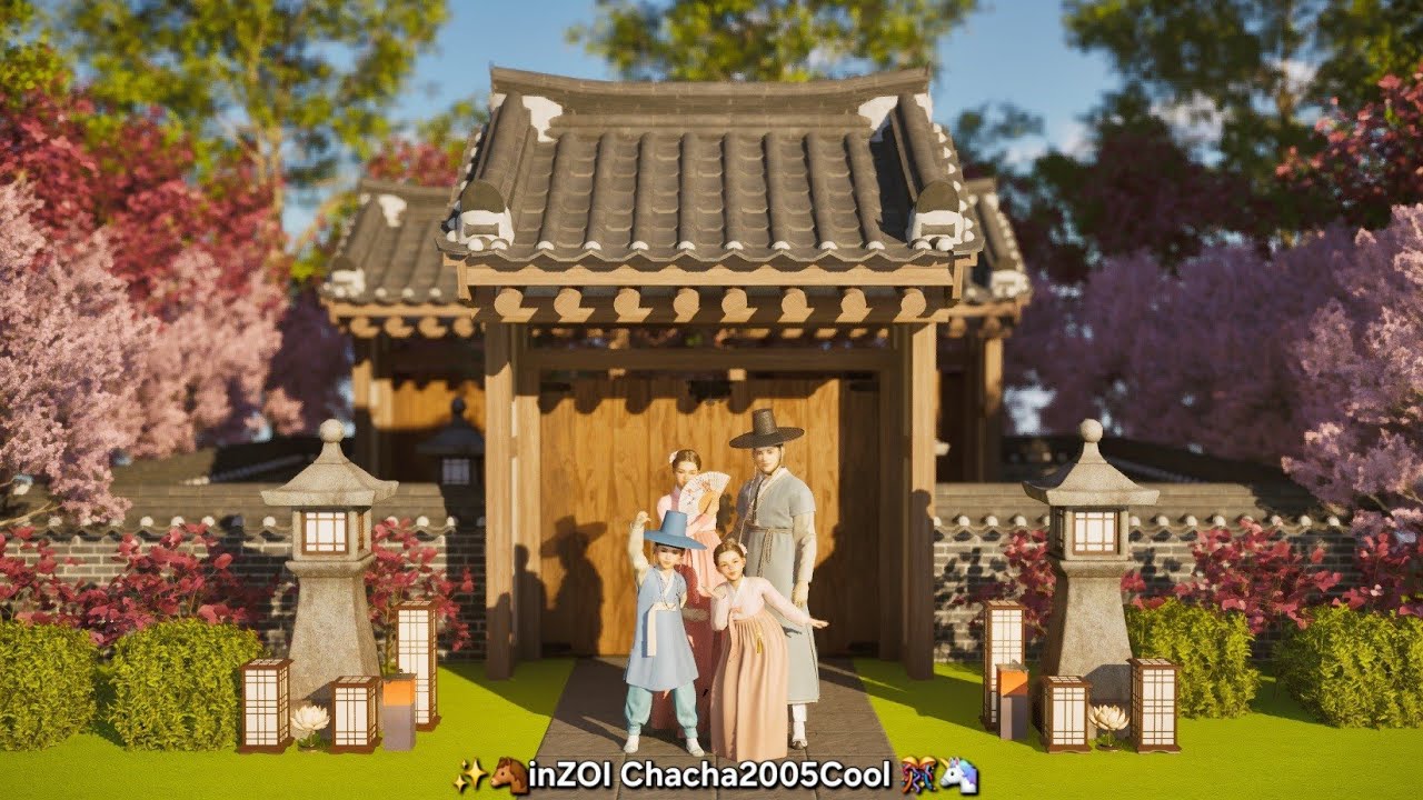 🐴✨️Let's play inZOI Game🎊🦄 / ✨️🐴Korean Lunar New Year🦄🎊 by Chacha2025cool 