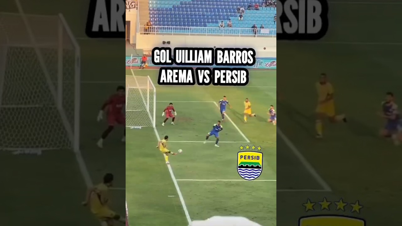gol uilliam barros arema vs persib highlights  