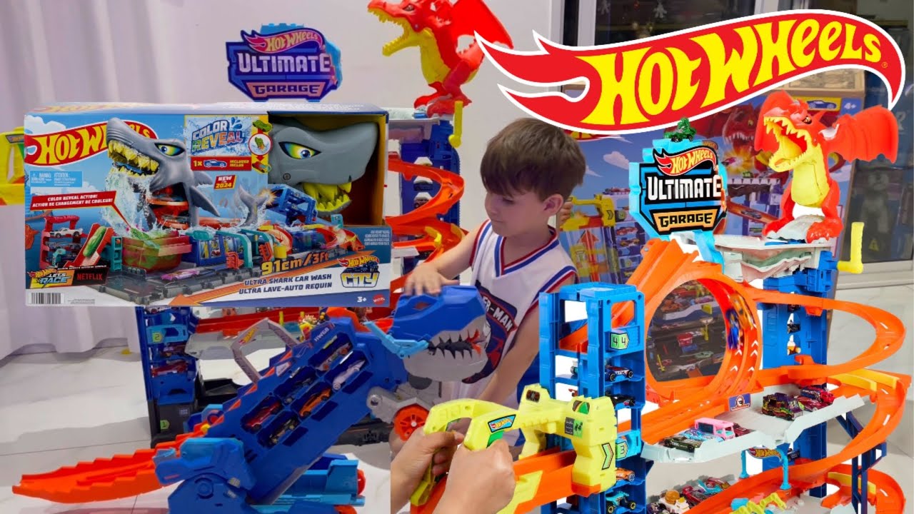 Hot Wheels City ULTRA SHARK CAR WASH 2025 YouTube