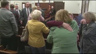 RAW: Hugs in courtroom after Beasley sentencing
