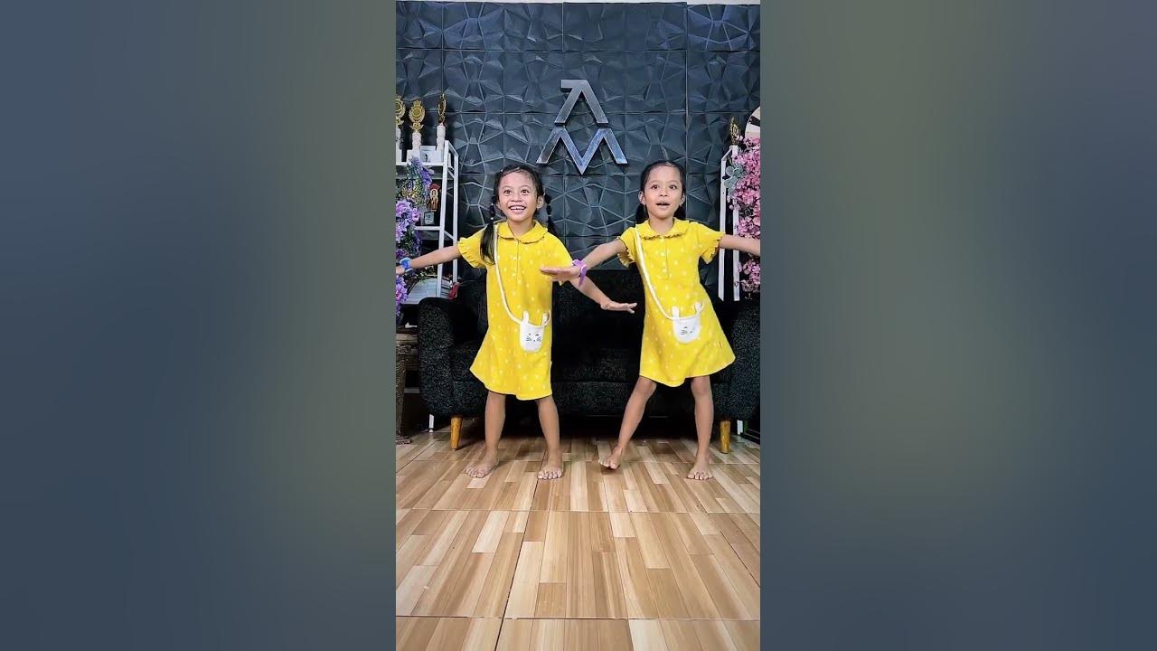 ALUNA DAN AMANDA BELAJAR DANCE‼️😅 #shorts #alviandmiracle #alunadanamanda