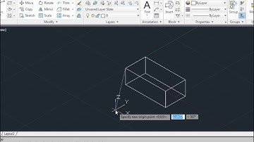 Defining and Saving User Coordinate System UCS - AutoCAD
