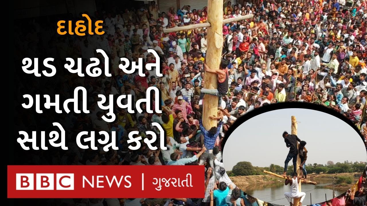 દાહોદનો ગોળ ગધેડાનો એ આદિવાસી મેળો જેમાં યુવતીને પામવા યુવક 'ગધેડો' બને છે: Gol Gadheda melo