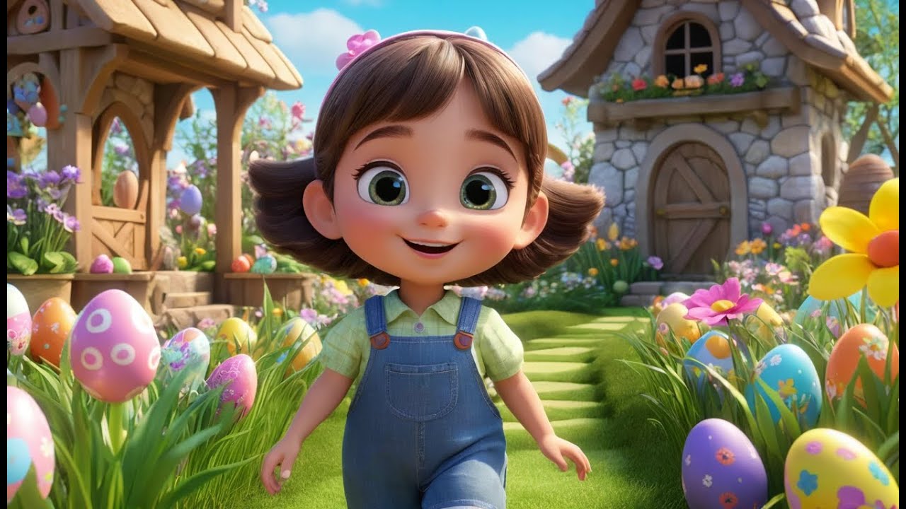 Easter Egg Song – Colours and Counting in Candy Garden | Fun Kids Nursery Rhyme | Sing Along and