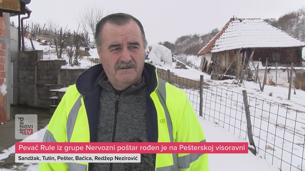 Pevač Rule iz grupe Nervozni poštar rođen je na Pešterskoj visoravni