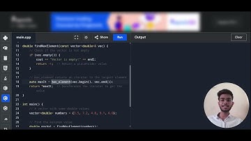 Print Maximum Element in Vector