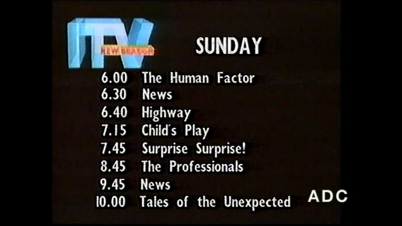 TVS ITV trailer adverts & Company part 20th October 1984