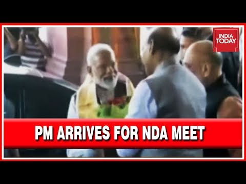 PM Modi Arrives At Parliament For The NDA Meet | LIVE