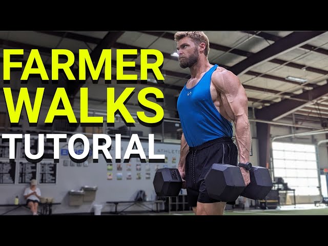 How To Perform Farmer Walks Exercise Tutorial 