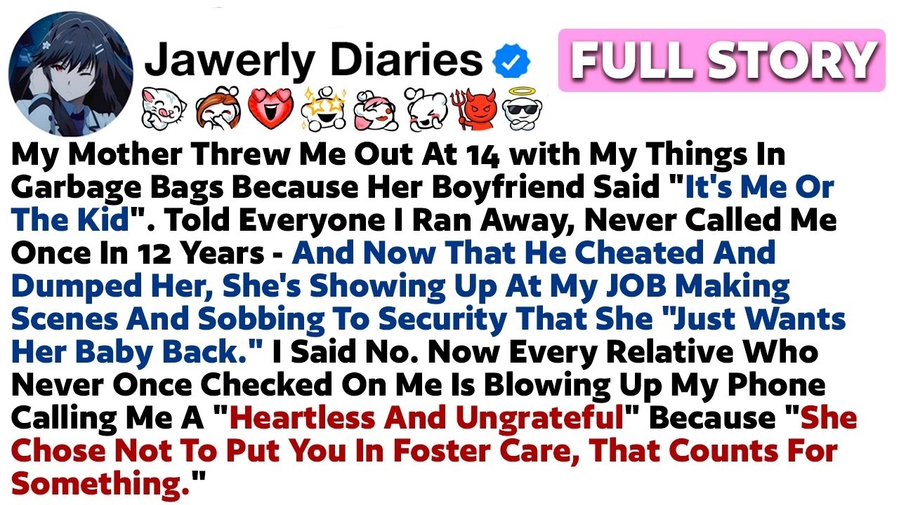 FULL STORY My Mother Threw Me Out With My Things in Garbage Bags Because Her Boyfriend Said