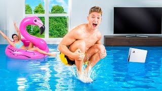 I Turned My House Into a Swimming Pool!
