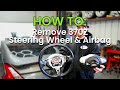 How To Remove 370Z Steering Wheel & Airbag
