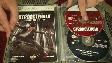 Nostalgamer Unboxes Strangle Hold Collectors Edition On Microsoft Xbox 360 UK PAL System Version
