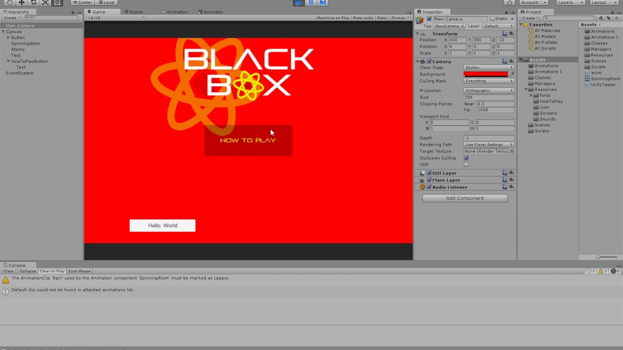 Learning Unity 2D - Part 3