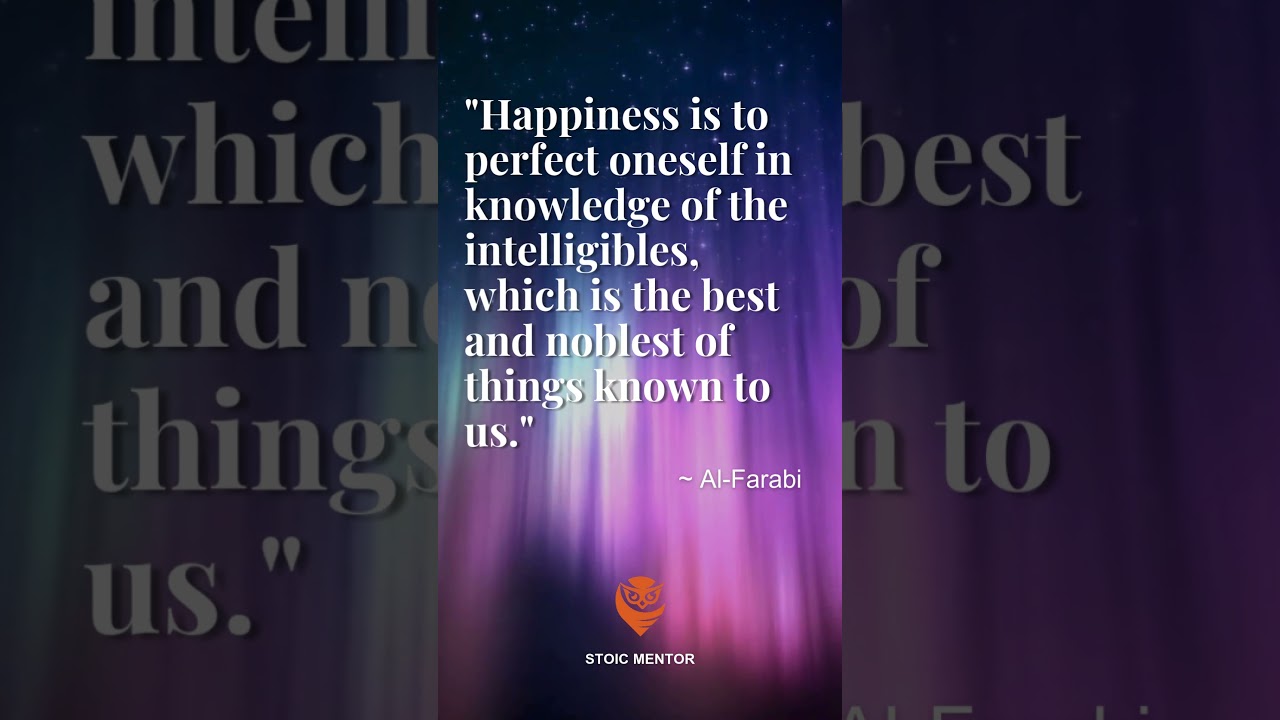 A Quote by Al-Farabi | Stoic Mentor