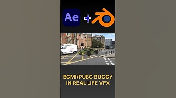 BGMI/PUBG Buggy in Real life | VFX Blender + After Effects #blender3d #vfx #pubgmobile