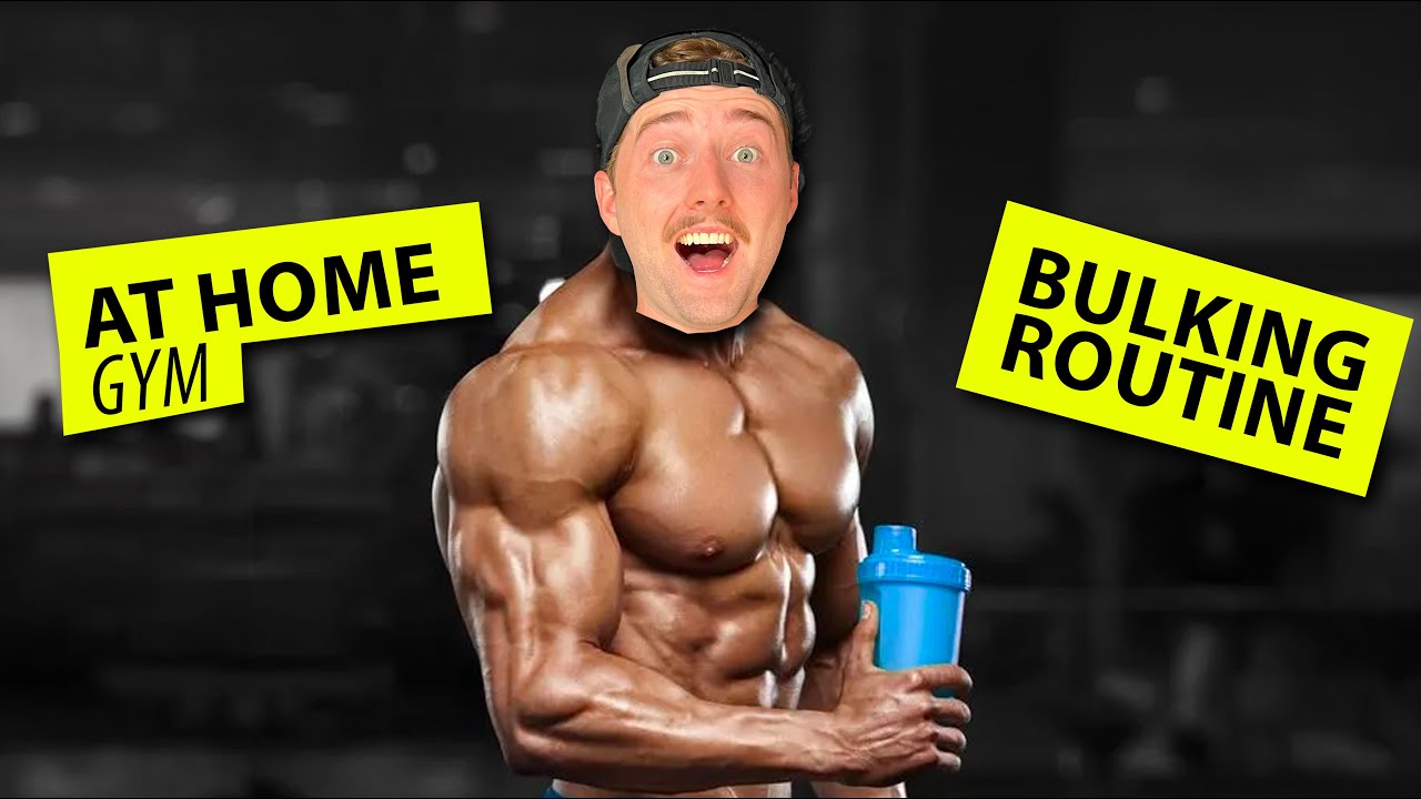 My Home Gym Bulking Routine! - YouTube