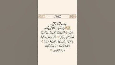 سورة البقرة من ايه ١ إلى ايه ١٠٠ - محمد أيوب