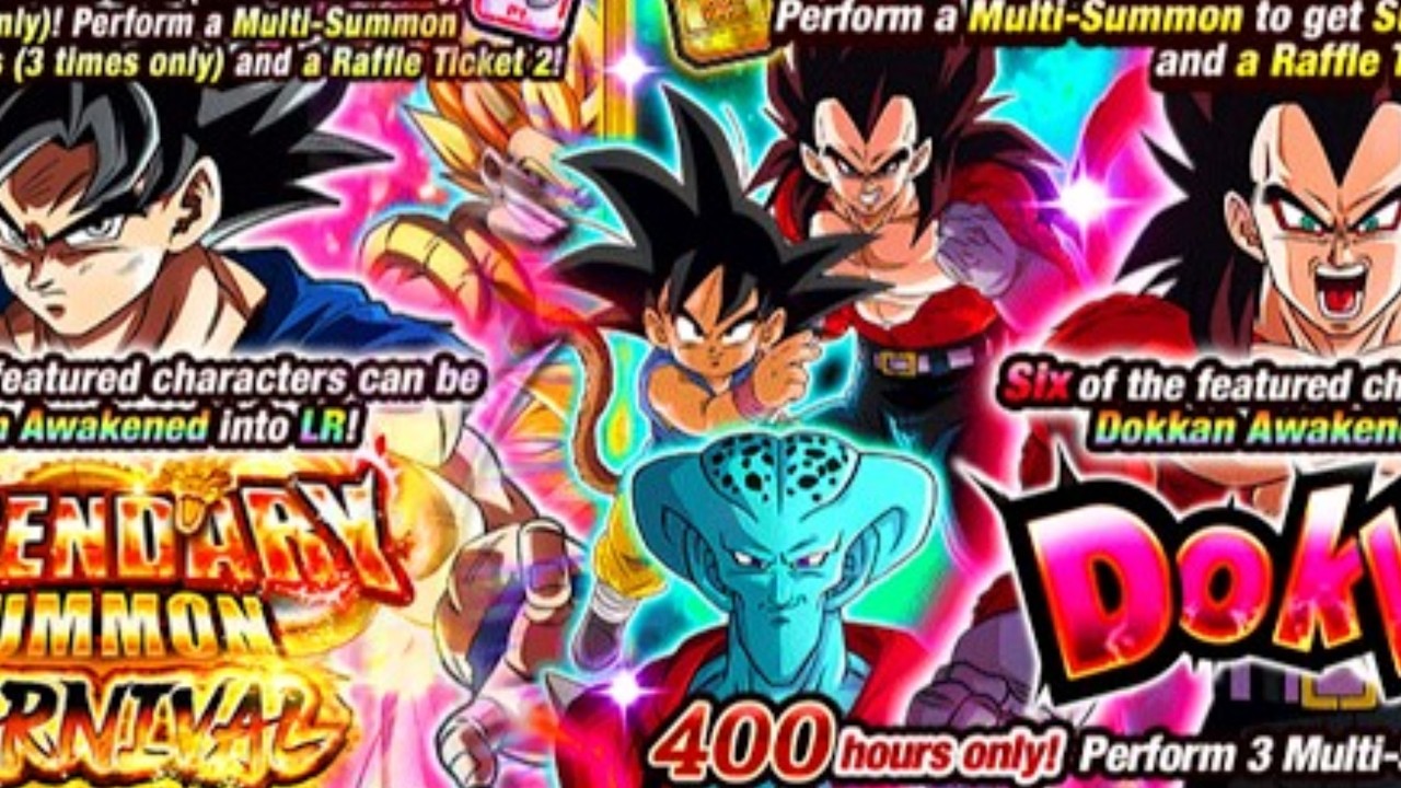 F2P SUMMONS LR SSJ4 VEGETA + SSJ4 GOKU TOP GROSSING (DBZ-Dokkan Battle)