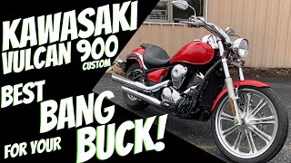 The Kawasaki that puts Sportsters to SHAME!  2008 Kawasaki Vulcan 900 Custom Ride Along!