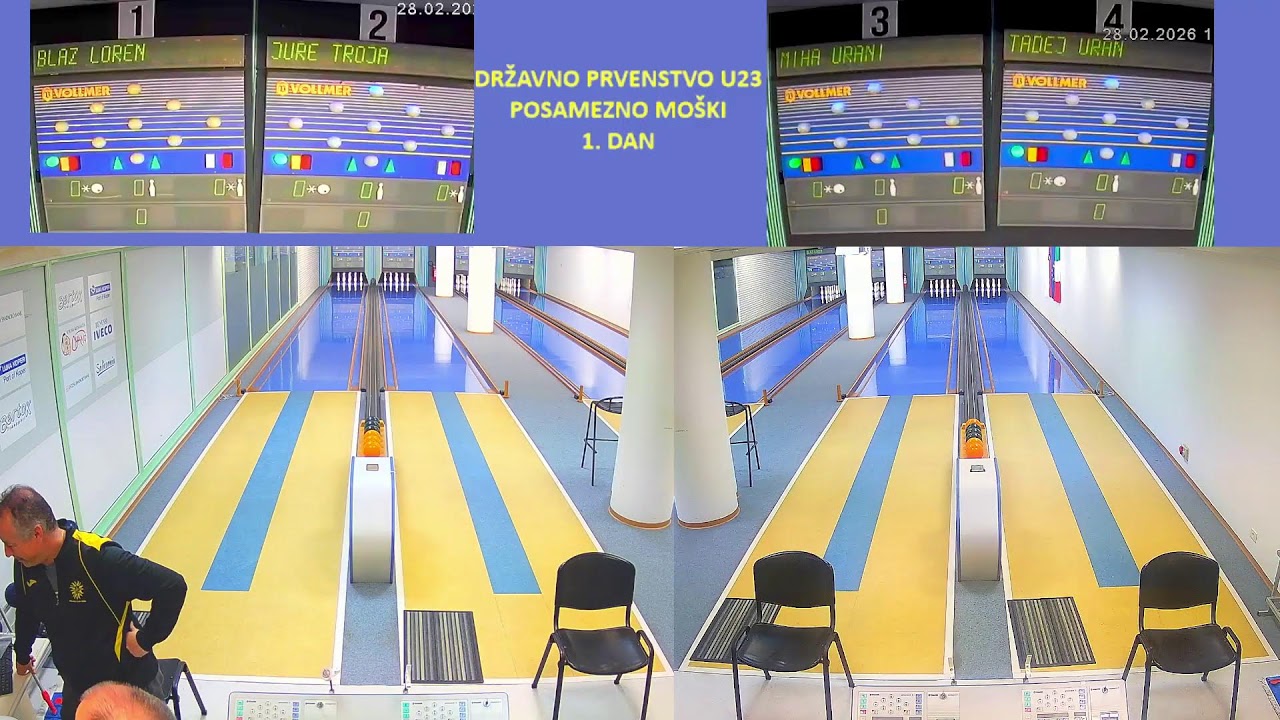 DRŽAVNO PRVENSTVO U23 MOŠKI 1. dan