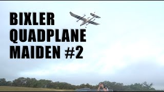 Bixler Quadplane VTOL with ArduPilot Maiden #2