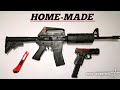 M4a1 carbine toy gun disassembly and reassemblyglock 19 cardboard craft diy