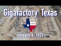 &quot;Going Vertical&quot;  Tesla  Gigafactory Texas  1/6/2023  10:05AM Model Y