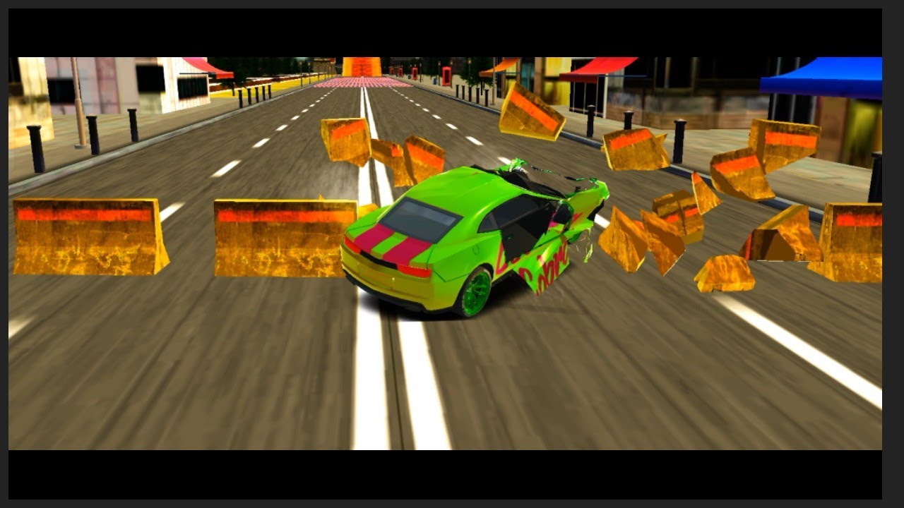cars Vs upside down speed bumps beam crash ( short video special) ekram 3d games
